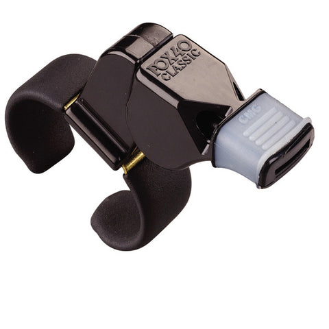 FOX 40 CLASSIC FINGER GRIP WHISTLE W/ CMG