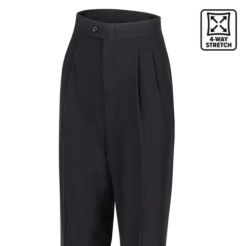 SMITTY WOMEN'S PLEATED 4-WAY STRETCH REFEREE  PANTS