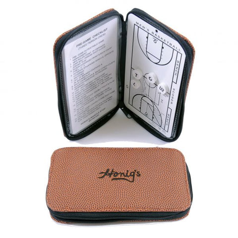 HONIG'S PRE-GAME BASKETBALL BOARD W/CASE