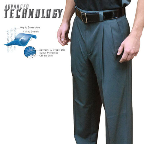 SMITTY NEW!  EXPANDER WAISTBAND 4-WAY STRETCH CHARCOAL BASE PANTS